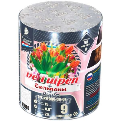 Тюльпаны Батарея салютов купить в Катайске | katajsk.salutsklad.ru