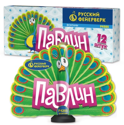 Павлин F Пиротехнический фонтан купить в Катайске | katajsk.salutsklad.ru